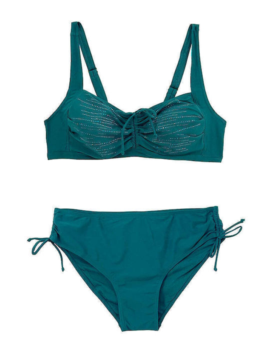 Ustyle Set Bikini Πράσινο