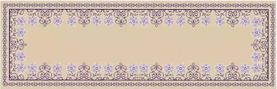 Stamped Embroidery Runner “Floral Harmony” 50cm X 130cm 1pc