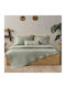 Kentia Vegas Tagesdecke Anderthalbbetten aus Polyester Olive Green 180x240cm