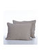 Nef-Nef Homeware Brunno Σετ Μαξιλαροθήκες Oxford Linen 52x72εκ.