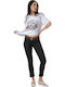 Curea pentru blugi skinny negri din bumbac