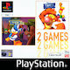 Donald Duck - Quack Attack + Disney'w Winnie Tigger's Honey Hunt PS1 Игра (Употребявано)
