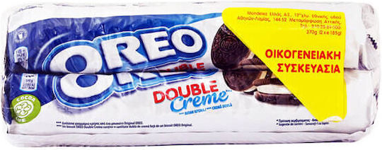 Oreo Μπισκότα Double με Γέμιση 185gr