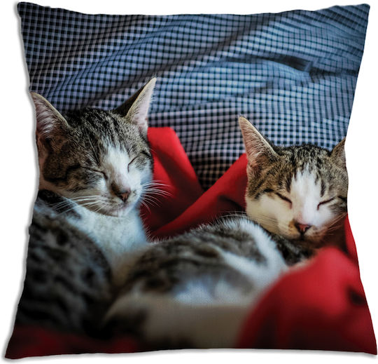 Μαξιλάρι Καναπέ Cat Lover 30x30εκ.