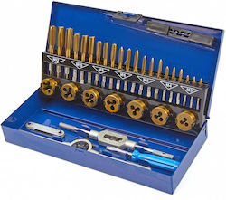 Set de tarozi și filiere M3-M12 32 piese Hbm