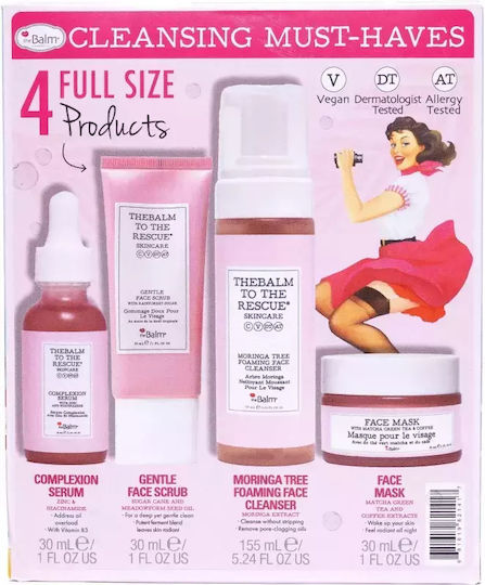 theBalm Σετ Περιποίησης για Ενυδάτωση & Λάμψη 4τμχ
