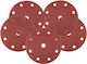 Topex Exzenterschleifer-Schleifblatt K180 mit Löchern 150x150mm Set 5Stück