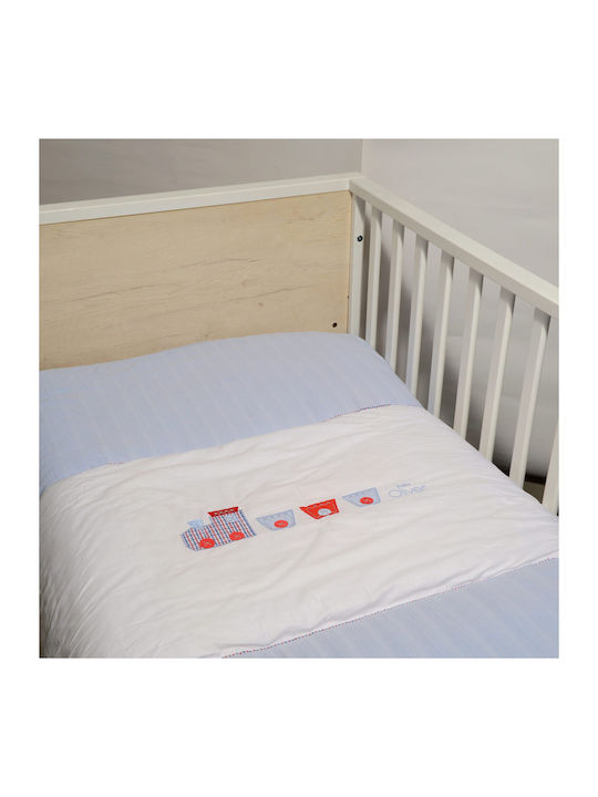 Baby Oliver Duvet Crib Cotton White 100x140cm
