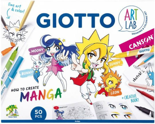 Giotto Art Lab Σετ Ζωγραφικής 50τμχ
