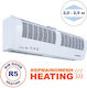 Airtechnic R5.15 Electrically Heated Air Curtain with Maximum Air Supply 1750m³/h and Remote Control 150cm U800622