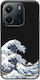 Black Wave Xiaomi Redmi Note 14 4G Black TPU Black Silicone