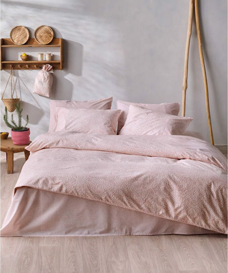 Kentia Duvet Cover Set Cotton Queen with 2 Pillowcases 225x245 Posidonia 20