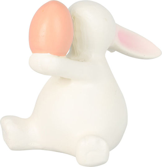 Figurină Decorativă Iepuraș de Paște 10cm K-m Piersică Apf807380