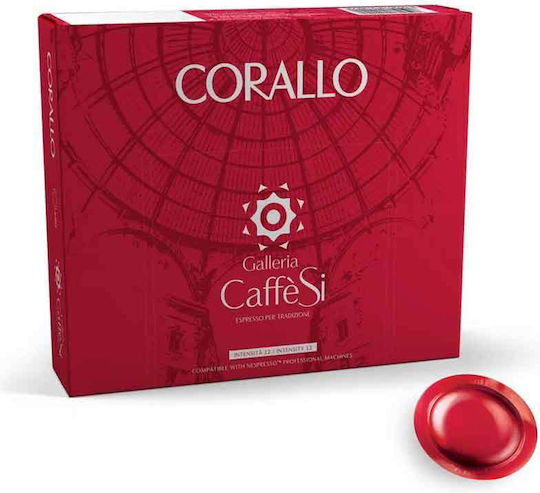 Caffe Si Κάψουλες Espresso Συμβατές με Μηχανή Nespresso Professional 50caps