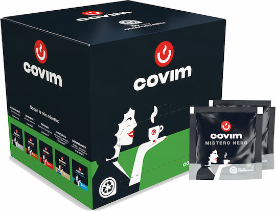 Covim Capsule Espresso Mistero Nero Compatibile cu Mașina E.S.E. Pod 150capace