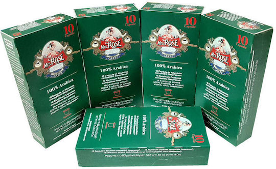 Mrs Rose Nespresso Алуминиеви Капсули 50 Бройки 5x10