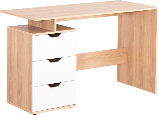 Desk Colt Wooden White-sonama 120x53x75cm