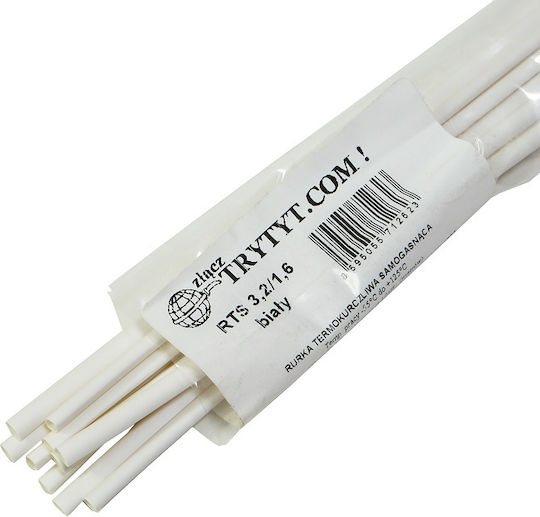 10x Tub Termocontractabil Rts 3.2/1.6 Alb