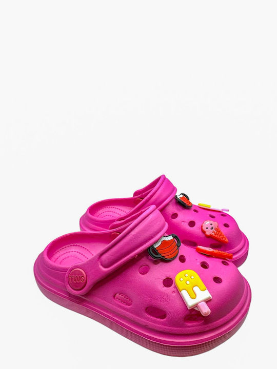 Twingo Papuci de plajă pentru copii Fuchsia