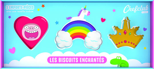 Set de Forme de Tăiat Biscuiți Magice Chefclub Kids Set de Forme de Tăiat Biscuiți Magice Chefclub Kids