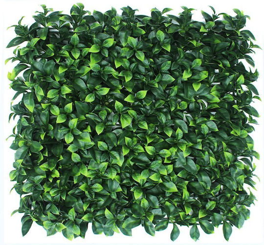 Klikareto Artificial Foliage Panel Plastic gardenia 50x50cm