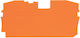 Wago Terminal Intermediate Plate 10mm² Orange 2010-1292