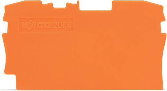 Wago Zwischenplatte für Klemmen 4mm² Orange 2004-1292