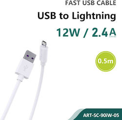 SiiPro USB-A to Lightning 12W 0.5m SiiPro USB-A to Lightning 12W 0.5m