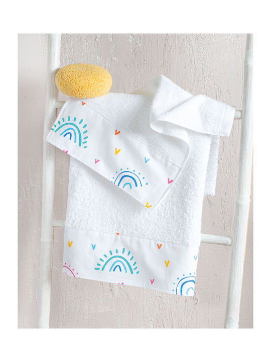 Rythmos Set of baby towels 2pcs Rainbow Rainbow...