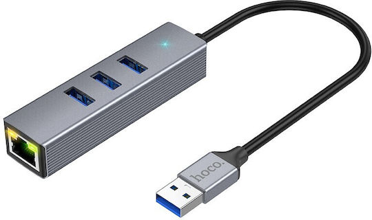 Hoco HB34 Αντάπτορας Δικτύου USB με Ενσύρματη Σύνδεση Gigabit Ethernet