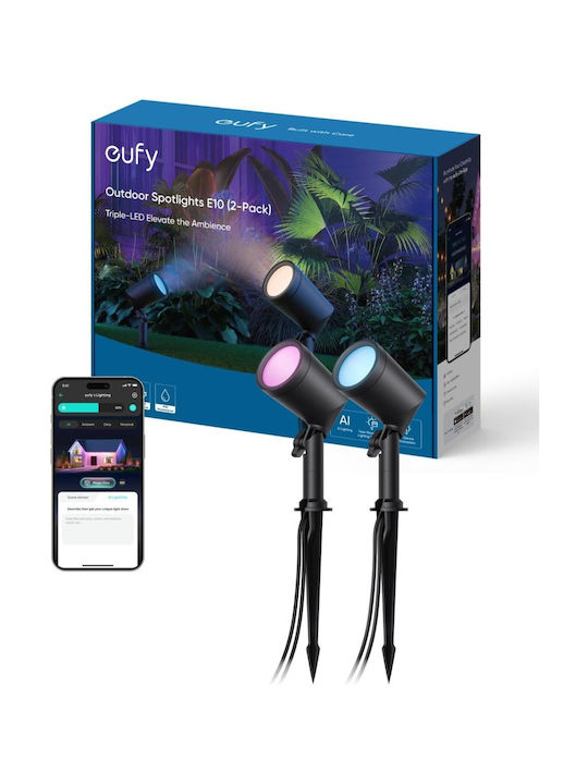 Eufy Außenstehlampe mit LED Projektor Eufy Außenstehlampe mit LED Projektor