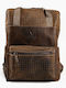 Genui Leather Backpack Πράσινο