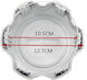 Radnabenkappe Nissan Xterra 2000-2004 Frontier 2000-2002 125mm 1 Stück