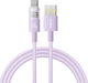 Baseus Geflochten USB 2.0 Kabel USB-C männlich - USB-A 100W Lila 1m (P10382701511-00)