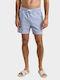 Men's Swimwear Shorts Light Blue Striped