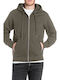 Sweatshirt with Hood Mud Green