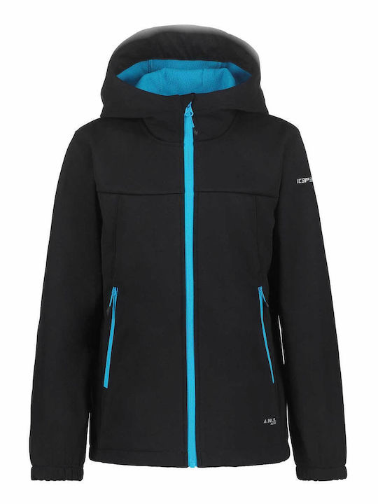 Icepeak Kids' Sports Jacket with Hood Green