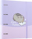 Pusheen A4 Binder From Moments Collection 4 Rings Elastic Band Cat0144