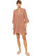 Дамски бански Pink Label Prism Geo вискоза с 3/4 ръкави