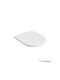 Scarabeo Plastic Soft Close Toilet Slim Seat White Moon