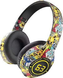 O-Lonnie YDM63 Bluetooth cu 5 ore de funcționare Graffiti Yellow