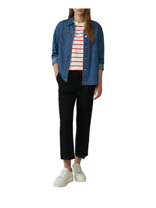 s.Oliver Women's Fabric Trousers Black