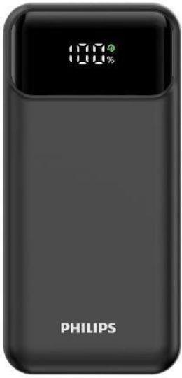 Philips DLP1922 Power Bank 10000mAh με Θύρα USB-A και Θύρα USB-C Μαύρο