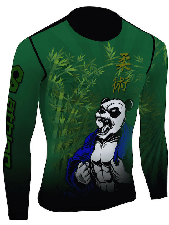Athlon Long Sleeve Shirt 135-1816 for Jiu-Jitsu / MMA Green
