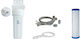 Proteas Filter PFU3- Water Filtration System Single Under Sink Micron ½" with Replacement Filter Activated Carbon CTO/ECO-CBVOC1 EW-013-0509