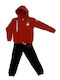 Kids Sweatpants Set Red 2pcs