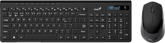 Genius SlimStar 8230 Kabellos Bluetooth Tastatur & Maus Set Englisch UK