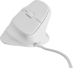 Natec Crake 2 Pro Verkabelt Ergonomisch Maus Weiß