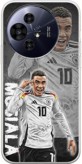 Euro 2024 Jamal Musiala Tcl 50 Pro Nxtpaper 5g Flexible TPU Transparent Silicone