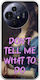 Vintage Lady Don't Tell Me What To Do TCL 50 Pro Nxtpaper 5G Flexible TPU Transparent Silicone